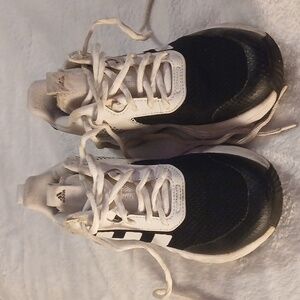 Adidas Kids Black and White Athletic Sneakers